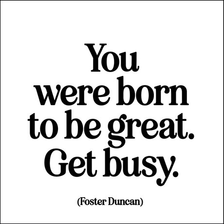 MAGNET Quotable – You were born to be great... 9x9cm