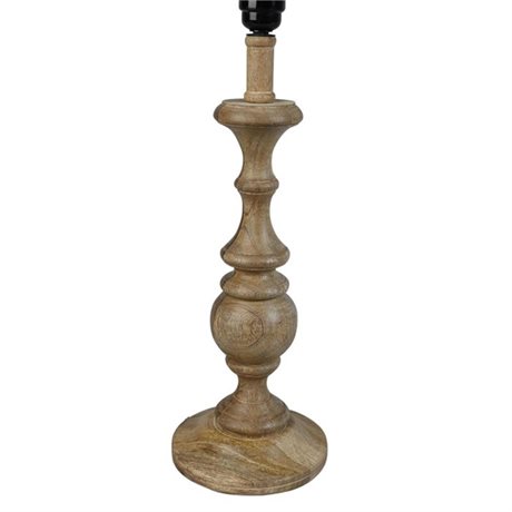Lampfot MANGO träfärgad H:40cm