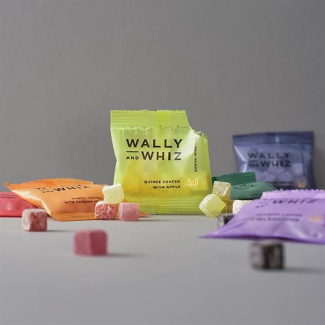 Wally & Whiz Minipåse à 11g med veganska vingummin, 9 smaker pris/påse