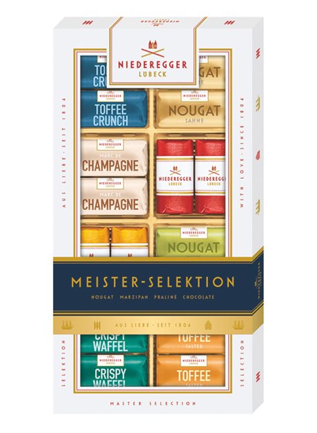 Niedereggers Mästarurval i fin ask 200g