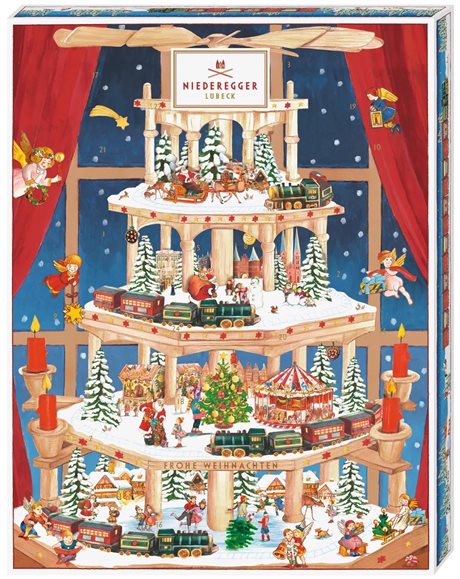 FÖRHANDSBOKA! Adventskalender Pyramid – kalender med marsipanbröd 300g