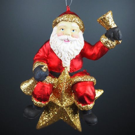 Julkula SANTA ON STAR 9x7x14 cm