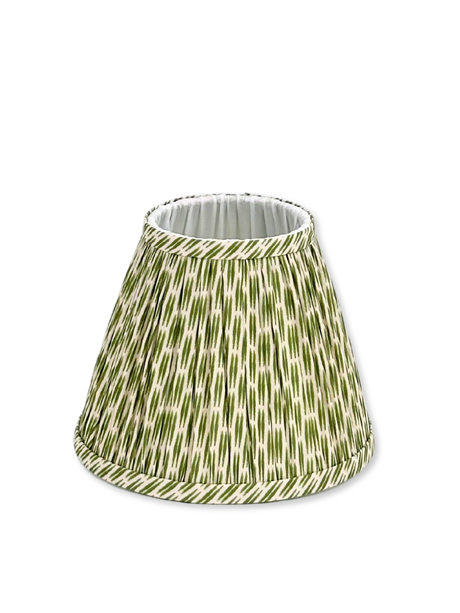 Ikat Lampskärm Grön Stor 