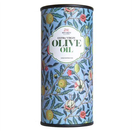 Olivolja Extra Virgin – bag-in-box i mönster Morris Blue 1 liter