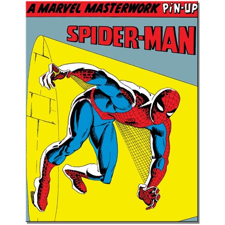 Plåtskylt retro – Marvel Spider-Man 32x41cm