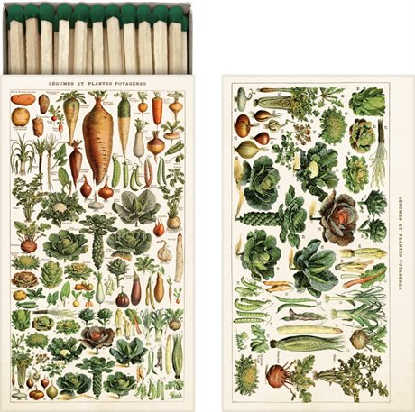 TÄNDSTICKOR VINTAGE Grönsaker 6x11cm