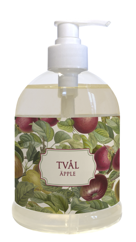 Flytande tvål med Vintagemotiv – Äpple / Äpplen 500ml