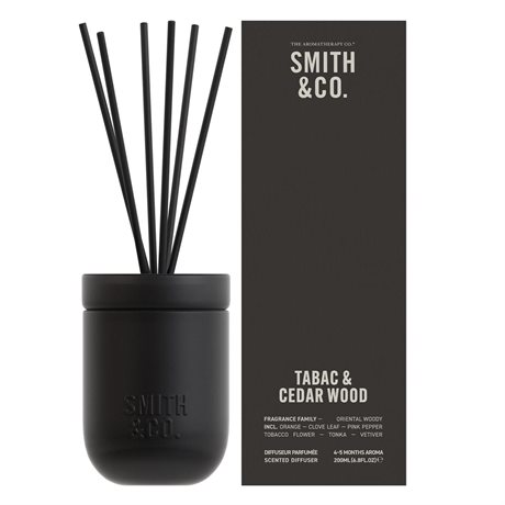 Smith & Co – Tabac & Cedarwood Diffuser 200ml
