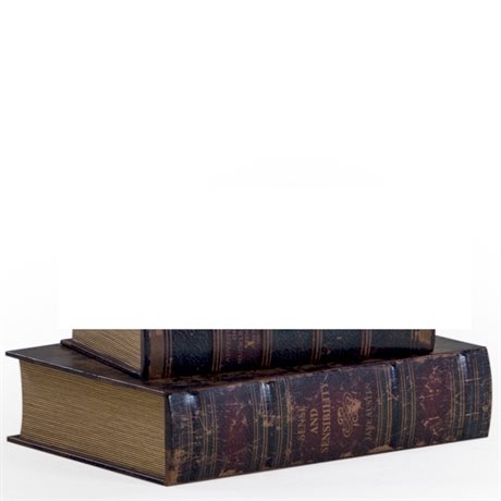 Boklåda – Sense and Sensibility, Jane Austen stor 36x9x28cm