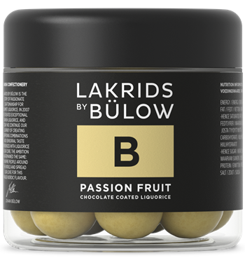 B Lakrits – söt lakrits, vit choklad & passionsfrukt