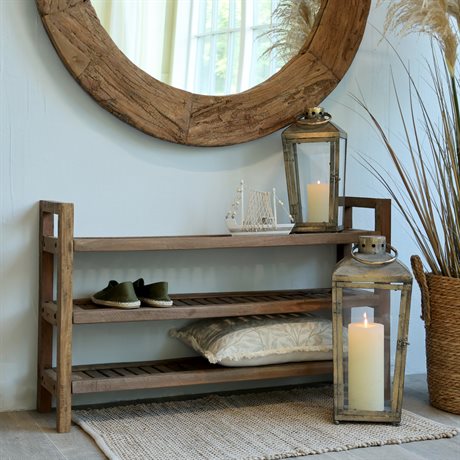 Bänk med tre hyllplan Grimaud