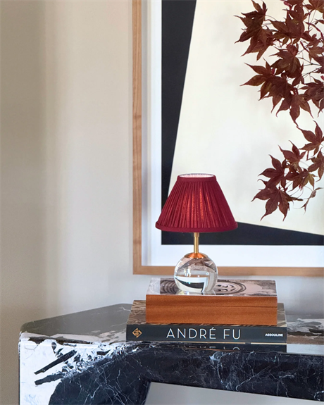 Portabel bordslampa Verona Deep Berry