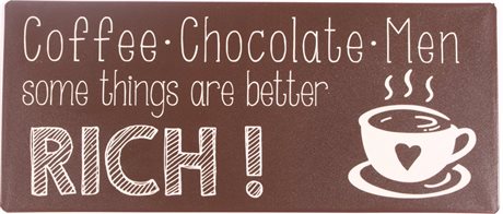 PLÅTSKYLT – Coffee, Chocolate, Men...