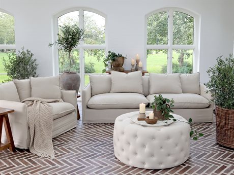 Fåtölj i linne Malo