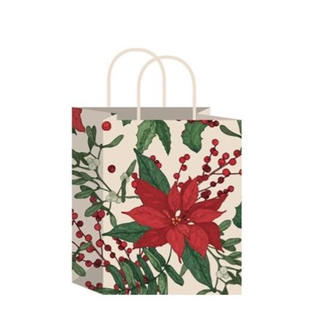 Presentpåse – Julstjärna Liten 11x14x6cm