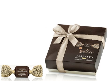 Perfetto – Praliner med mörk choklad & hasselnötter 125g