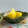 Skål / Fat GRACE SWIRL i keramik – Grön Liten Ø:34cm