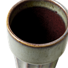 Lattekopp COSTA i keramik – Ljusgrön Ø:8 H:14cm