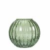 Glasvas ALLIUM grön H:18cm
