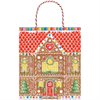 Presentpåse – Gingerbread House Large 28,5x12x25cm