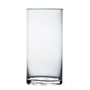 Glasvas rund cylinder i klarglas Ø:9,5cm H:19cm