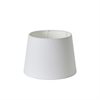 Lampskärm Qvist – Classic round LINEN WHITE Ø22 H16
