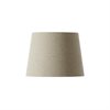 Lampskärm Qvist – Classic round LINEN NATURAL Ø27 H20