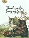 Presentkort med kuvert – Thank you for being my friend 9x13cm