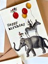 Presentkort med kuvert – Happy Birthday 9x13cm