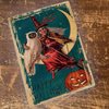 Metallskylt i vintagestil – Happy Halloween 20x25cm