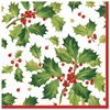 Servetter Middag Gilded Holly White