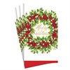 Servetter Buffé Holly and Berry Wreath Merry Christmas