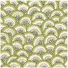 Servetter Kaffe Pontchartrain Scallop Green