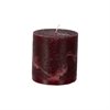 BLOCKLJUS COTÉ NORD Bordeaux Ø10XH10cm 60H 