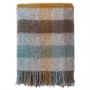Ullfilt KLIPPAN GOTLAND OEKO-TEX® – Multi turkos 130x200cm 