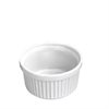 Ramekin i vit keramik Ø:9cm 17cl