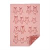 Ullfilt KLIPPAN HAND IN HAND – Babypläd i 100% ekologisk lammull Rose 65x90cm 