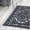 Dörrmatta / mönstrad gummimatta 75x45cm