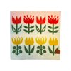 Sittunderlag KLIPPAN TULIP i 100% lammull Gul & Röd 43x43cm 