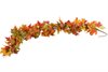 Girlang med höstlöv i gult/grönt/orange konstgjord 152cm