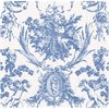 Servetter Middag Romantic Toile Blue