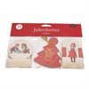 Paketkort / Juladresser knyt – tre olika motiv 15-pack