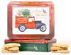 Farmhouse Merry Christmas Vintage Van Tin – runda havrekakor i fin burk 400g