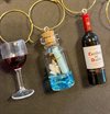 Wine Charms, 8 glasmarkörer, 3D -berlocker LYXMIX