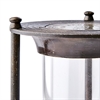 Timglas Globetrotter antikbehandlad Ø10xH20cm