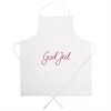 Förkläde med brodyr GOD JUL – Recycled OEKO-TEX® linnefärgad 70x85cm