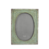 Fotoram antikbehandlad grön vintage finish 12x15,5cm