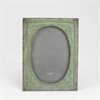 Fotoram antikbehandlad grön vintage finish 12x15,5cm