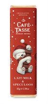 Café Tasse Julbar – ljus choklad med julsmaker 45g