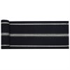 Löpare HERMAN Recycled OEKO-TEX® – Svart & Linne 15x140cm